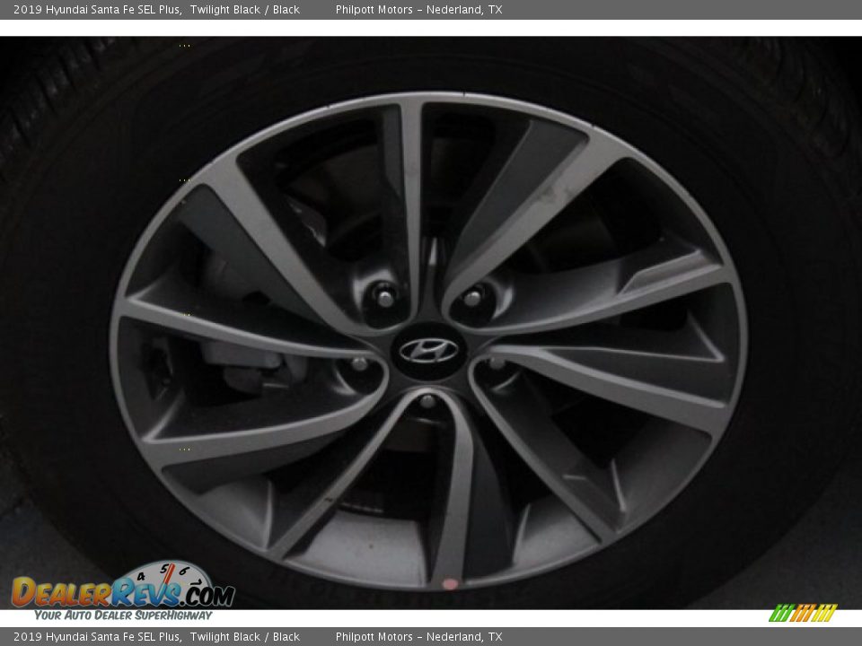 2019 Hyundai Santa Fe SEL Plus Twilight Black / Black Photo #5