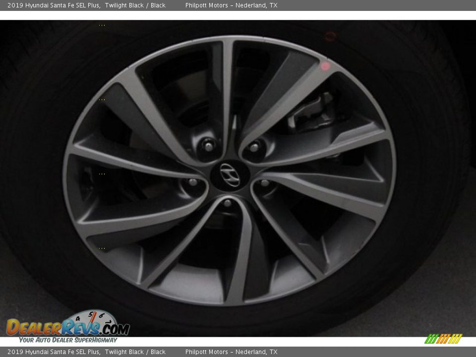 2019 Hyundai Santa Fe SEL Plus Twilight Black / Black Photo #6