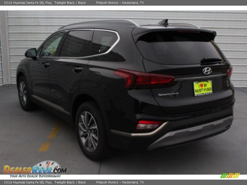 2019 Hyundai Santa Fe SEL Plus Twilight Black / Black Photo #7