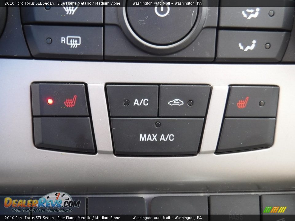 2010 Ford Focus SEL Sedan Blue Flame Metallic / Medium Stone Photo #18