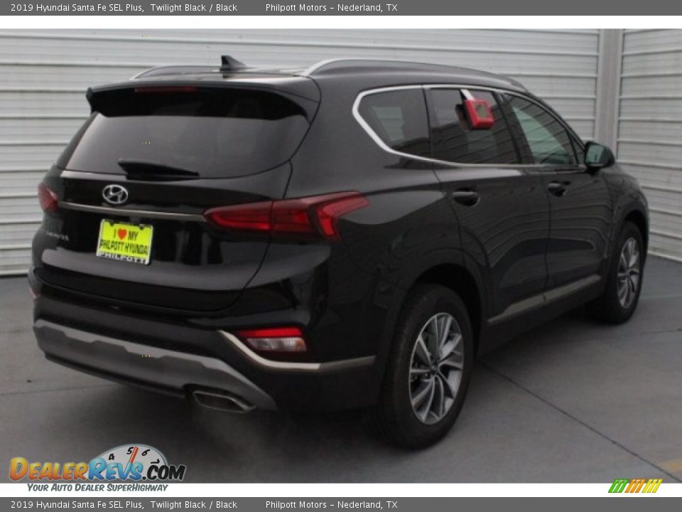 2019 Hyundai Santa Fe SEL Plus Twilight Black / Black Photo #9