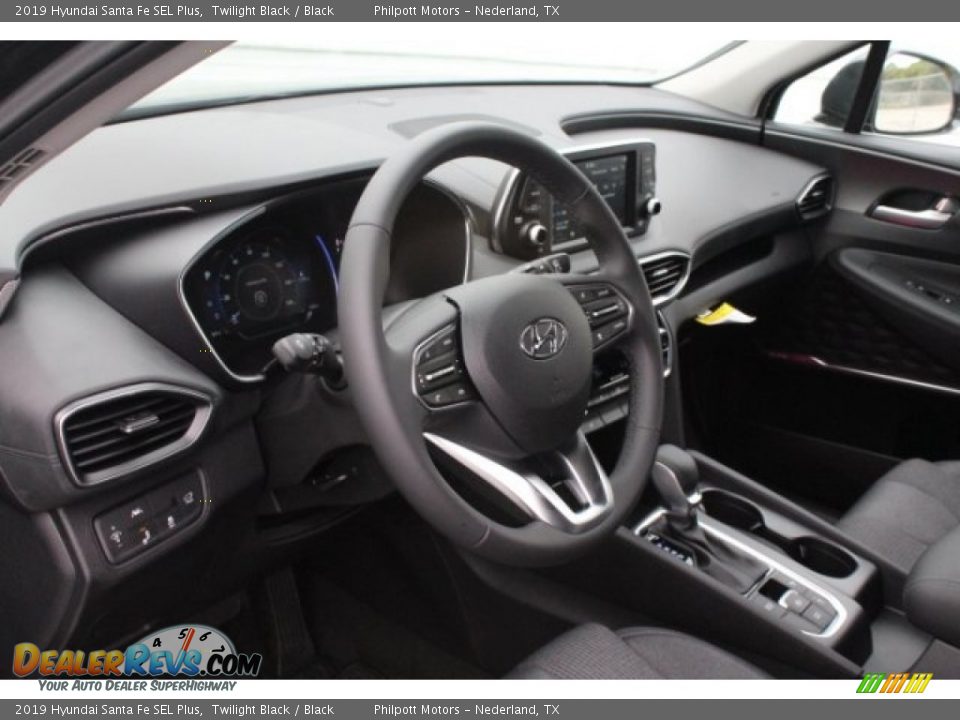 2019 Hyundai Santa Fe SEL Plus Twilight Black / Black Photo #13