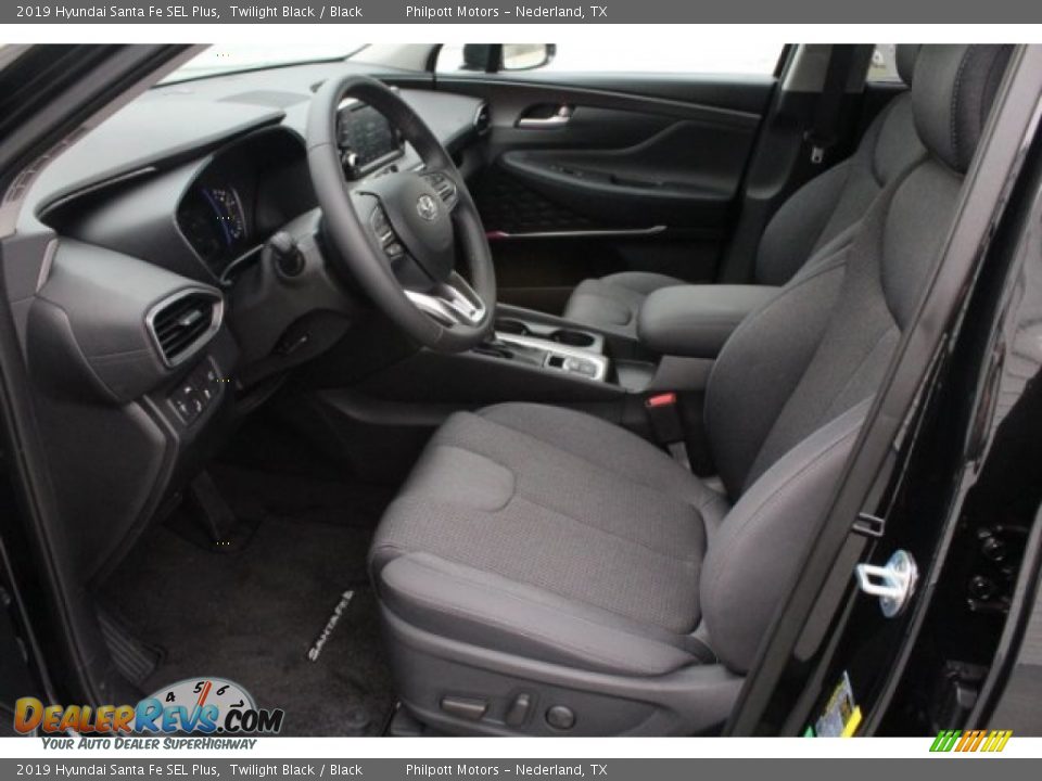 2019 Hyundai Santa Fe SEL Plus Twilight Black / Black Photo #14