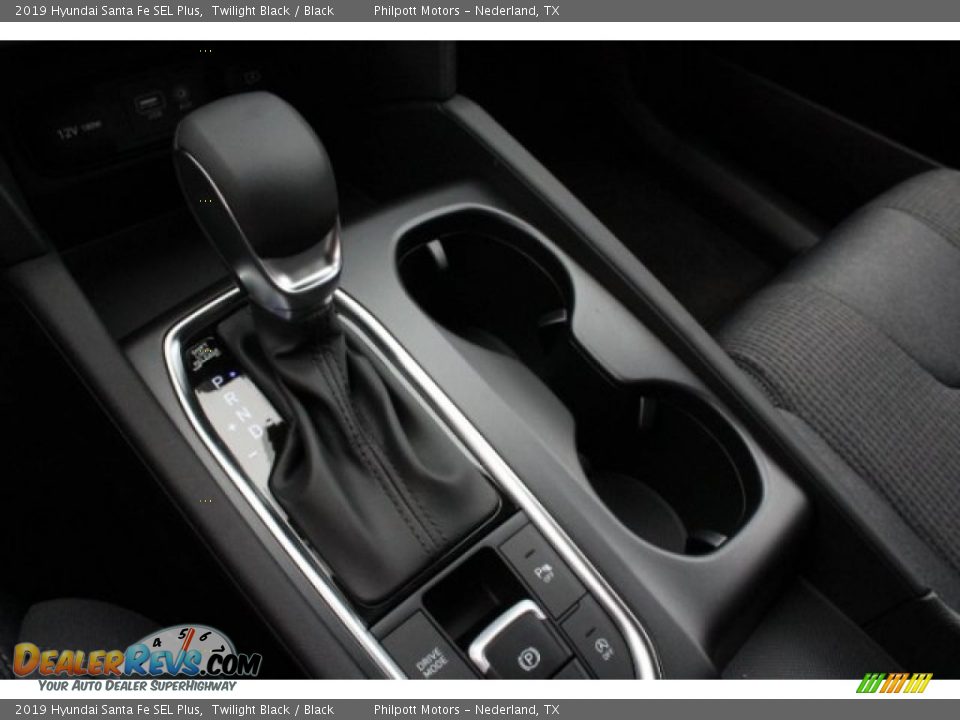 2019 Hyundai Santa Fe SEL Plus Twilight Black / Black Photo #18