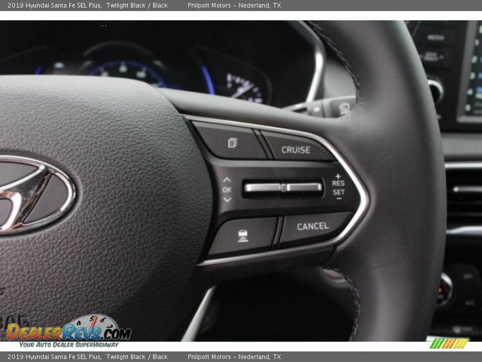 2019 Hyundai Santa Fe SEL Plus Twilight Black / Black Photo #20