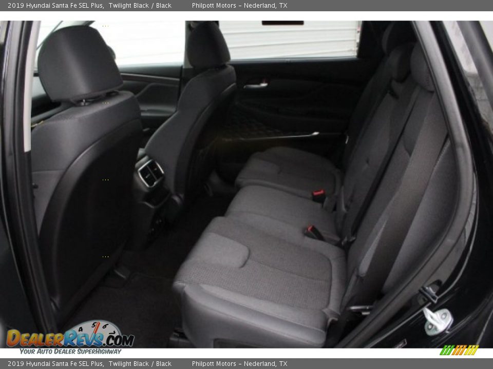 2019 Hyundai Santa Fe SEL Plus Twilight Black / Black Photo #24