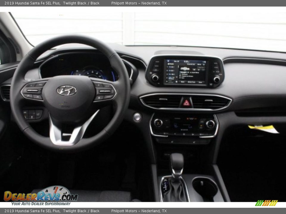 2019 Hyundai Santa Fe SEL Plus Twilight Black / Black Photo #25