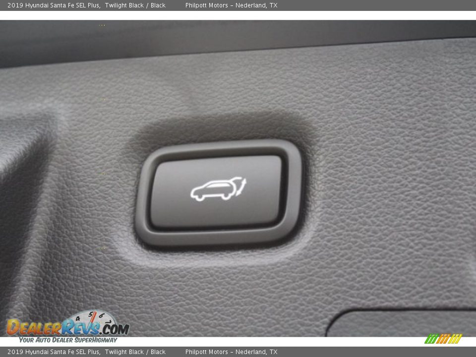 2019 Hyundai Santa Fe SEL Plus Twilight Black / Black Photo #28