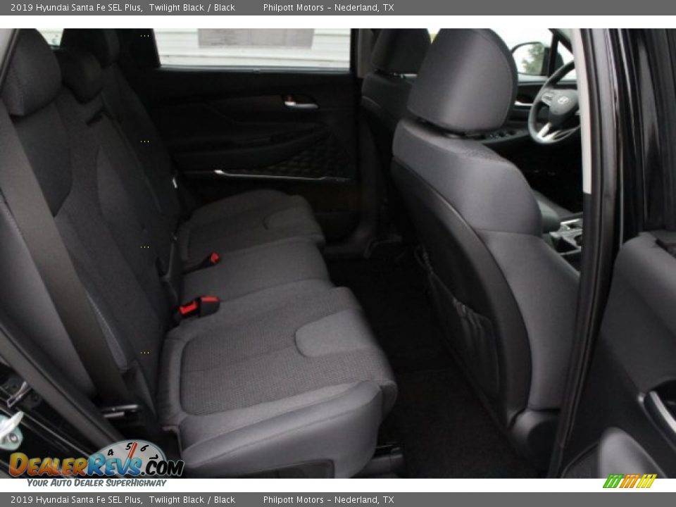2019 Hyundai Santa Fe SEL Plus Twilight Black / Black Photo #30