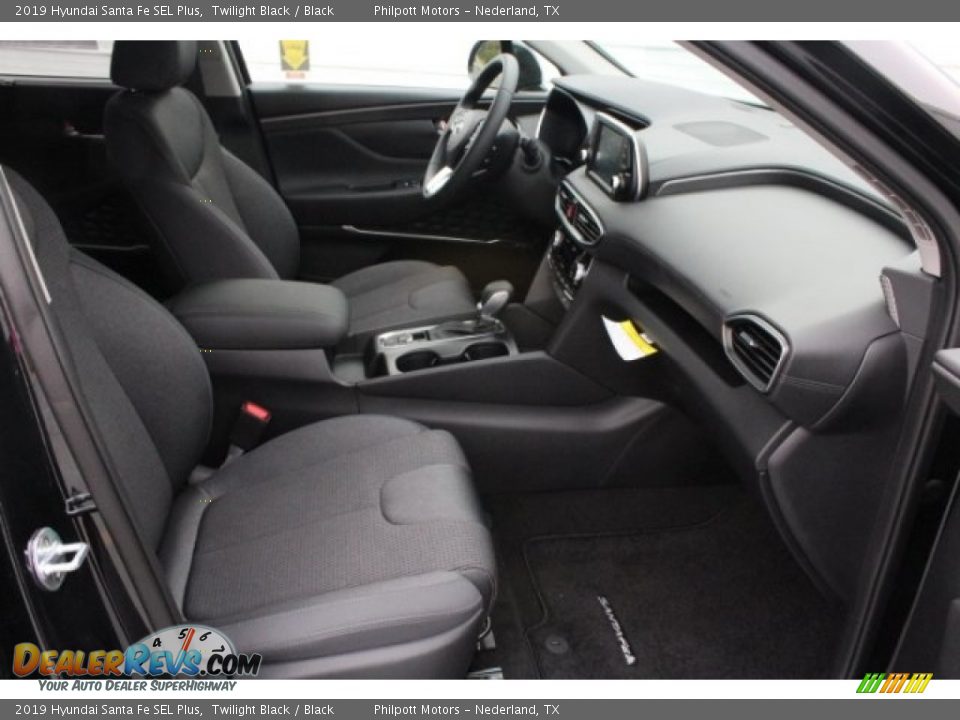 2019 Hyundai Santa Fe SEL Plus Twilight Black / Black Photo #33