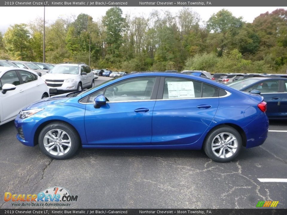 2019 Chevrolet Cruze LT Kinetic Blue Metallic / Jet Black/­Galvanized Photo #2