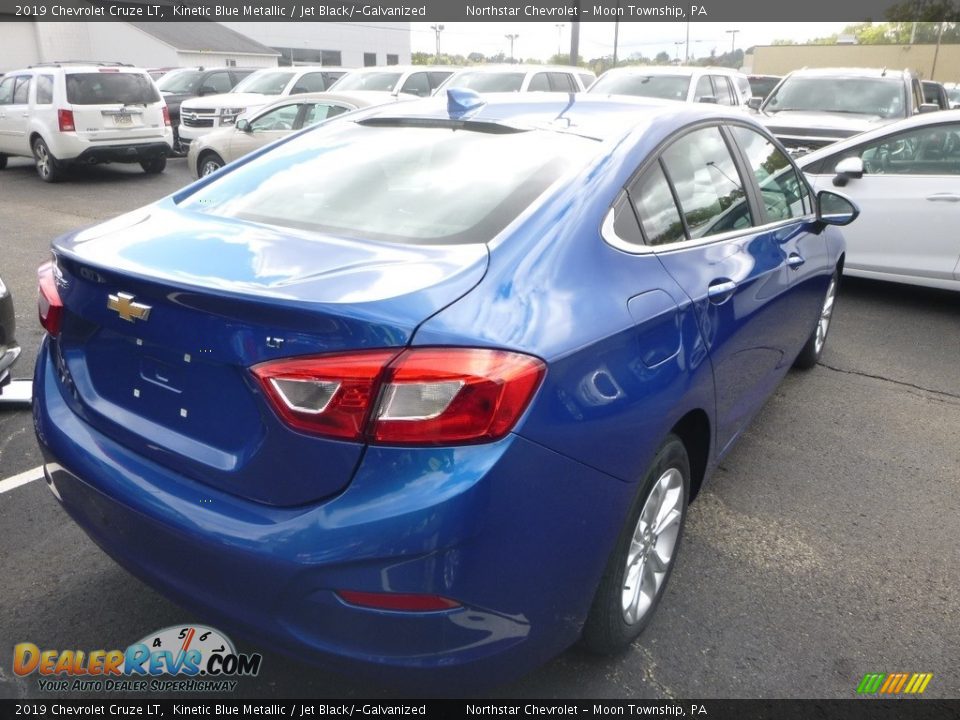 2019 Chevrolet Cruze LT Kinetic Blue Metallic / Jet Black/­Galvanized Photo #5