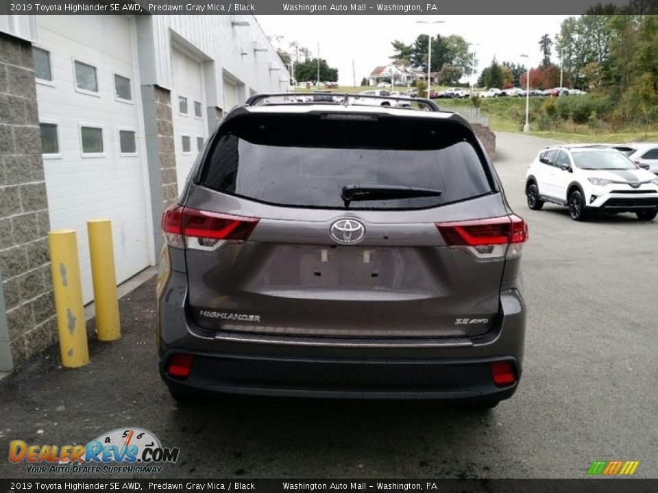 2019 Toyota Highlander SE AWD Predawn Gray Mica / Black Photo #4