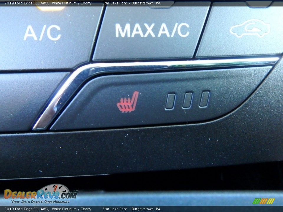 2019 Ford Edge SEL AWD White Platinum / Ebony Photo #20