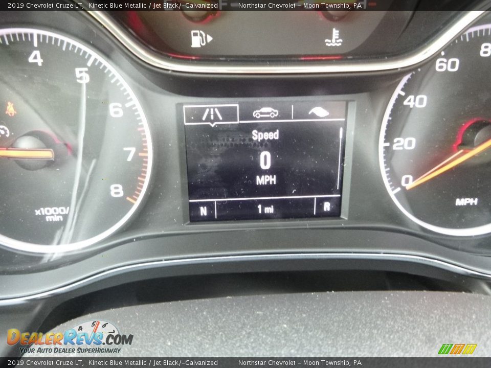 2019 Chevrolet Cruze LT Kinetic Blue Metallic / Jet Black/­Galvanized Photo #20