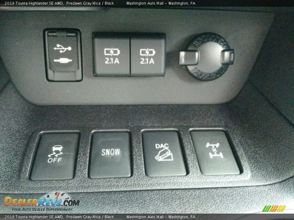 2019 Toyota Highlander SE AWD Predawn Gray Mica / Black Photo #16