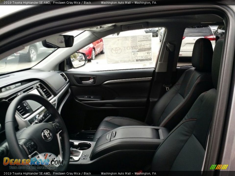 2019 Toyota Highlander SE AWD Predawn Gray Mica / Black Photo #23