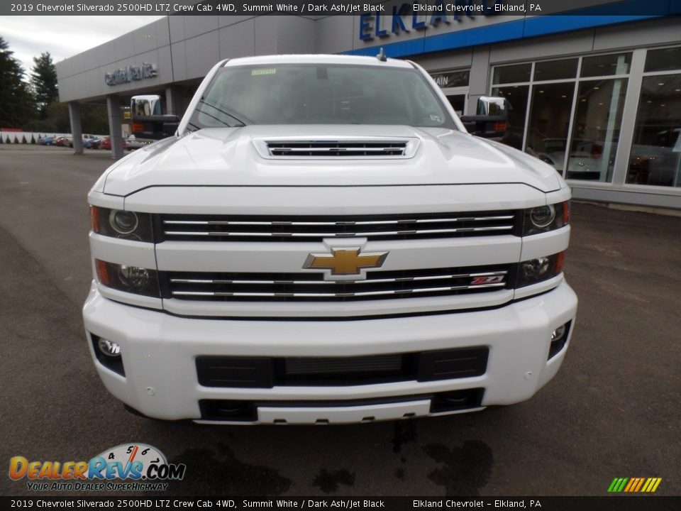 2019 Chevrolet Silverado 2500HD LTZ Crew Cab 4WD Summit White / Dark Ash/Jet Black Photo #2