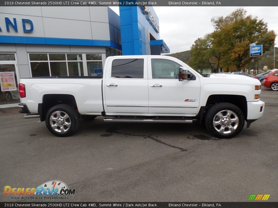 2019 Chevrolet Silverado 2500HD LTZ Crew Cab 4WD Summit White / Dark Ash/Jet Black Photo #4