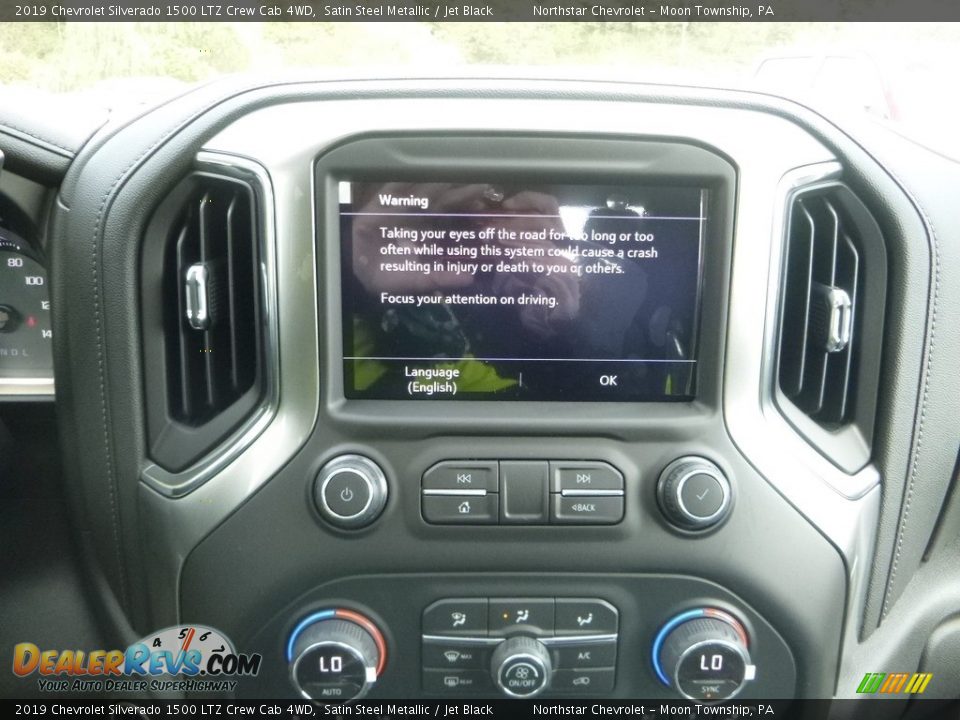 Controls of 2019 Chevrolet Silverado 1500 LTZ Crew Cab 4WD Photo #20