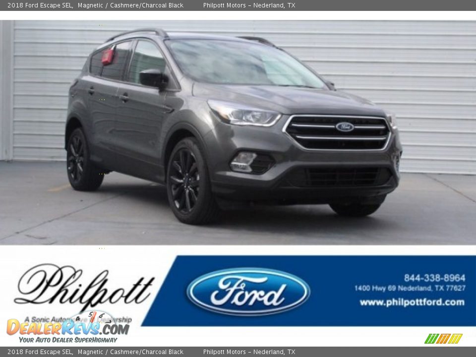 2018 Ford Escape SEL Magnetic / Cashmere/Charcoal Black Photo #1