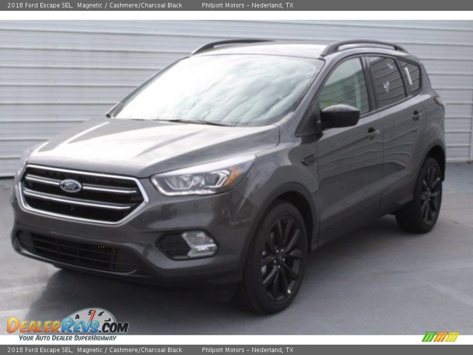 2018 Ford Escape SEL Magnetic / Cashmere/Charcoal Black Photo #3
