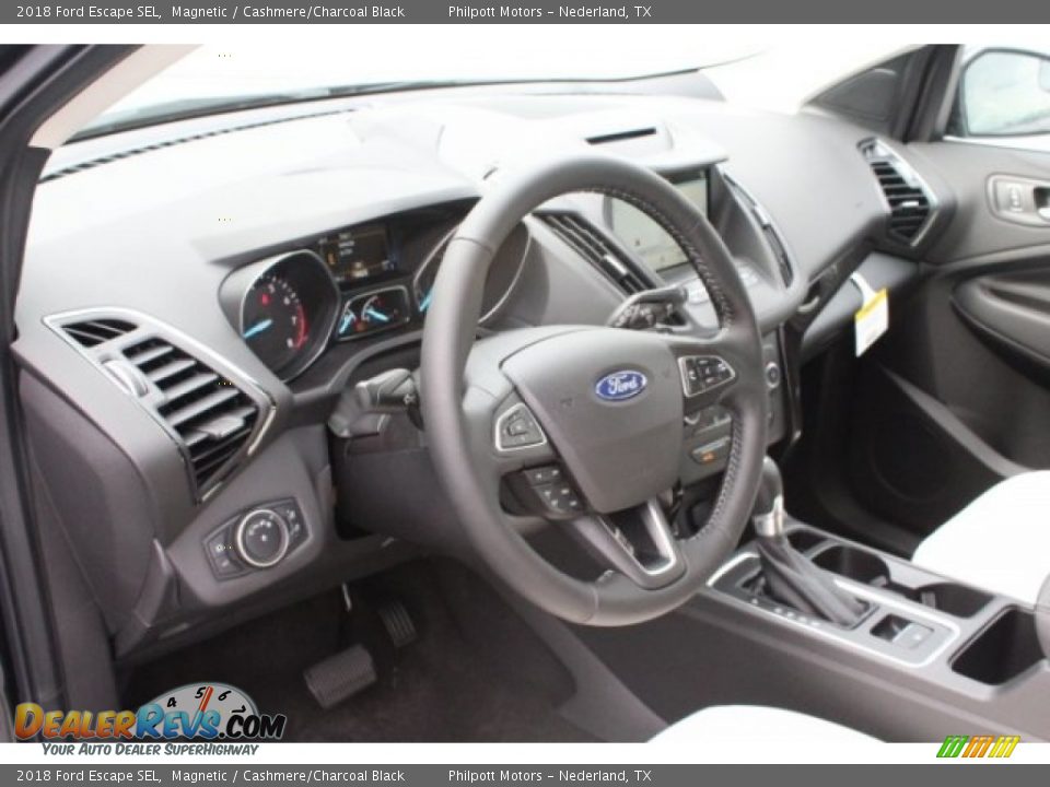 2018 Ford Escape SEL Magnetic / Cashmere/Charcoal Black Photo #13