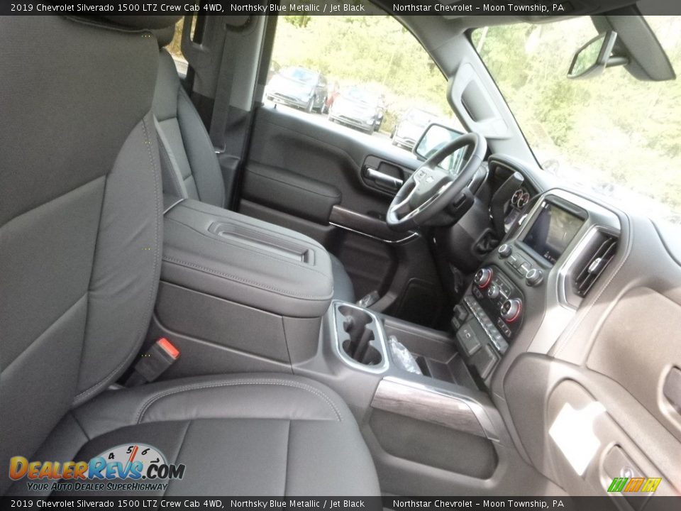 2019 Chevrolet Silverado 1500 LTZ Crew Cab 4WD Northsky Blue Metallic / Jet Black Photo #10