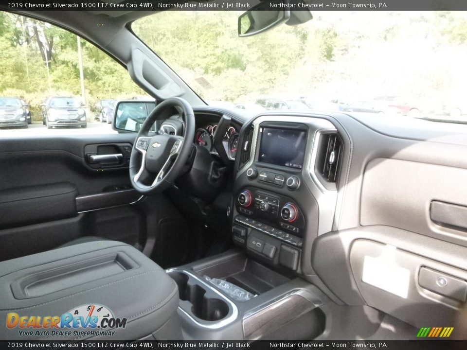 2019 Chevrolet Silverado 1500 LTZ Crew Cab 4WD Northsky Blue Metallic / Jet Black Photo #11