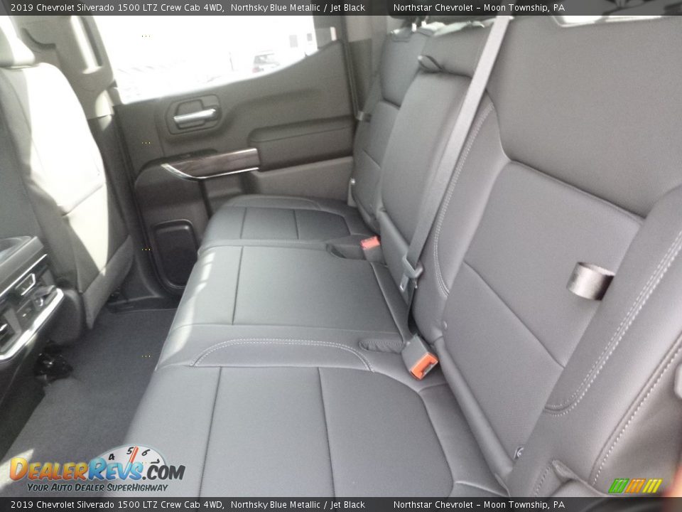 2019 Chevrolet Silverado 1500 LTZ Crew Cab 4WD Northsky Blue Metallic / Jet Black Photo #12