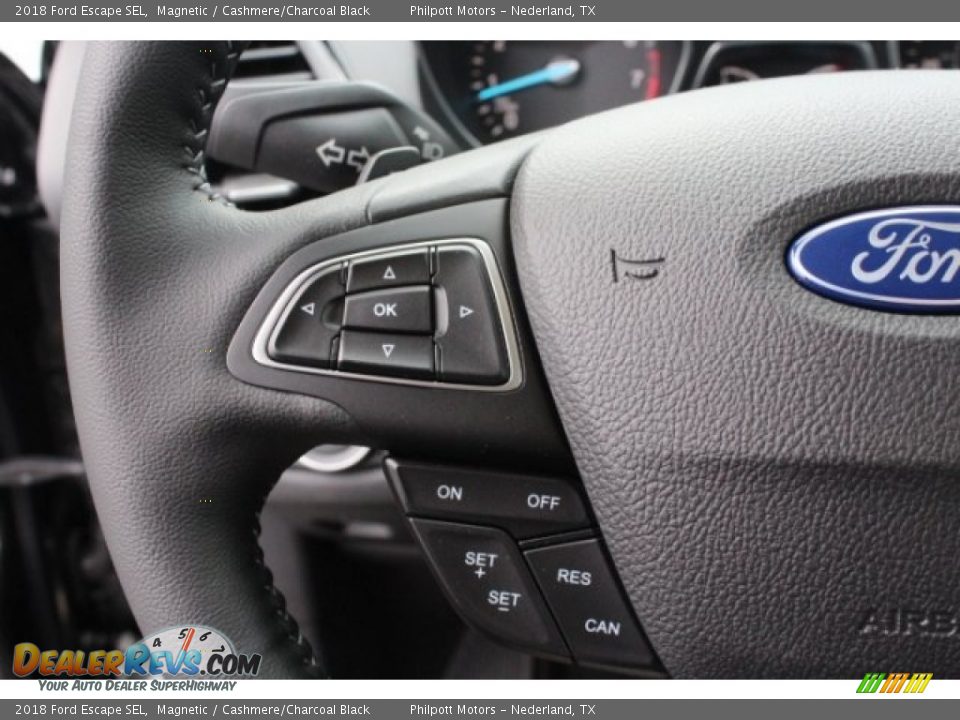 2018 Ford Escape SEL Magnetic / Cashmere/Charcoal Black Photo #20
