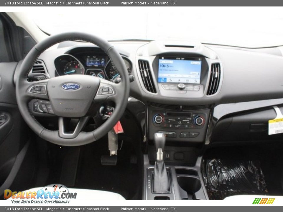 2018 Ford Escape SEL Magnetic / Cashmere/Charcoal Black Photo #26