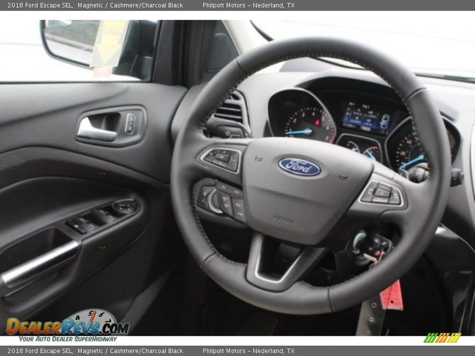 2018 Ford Escape SEL Magnetic / Cashmere/Charcoal Black Photo #27