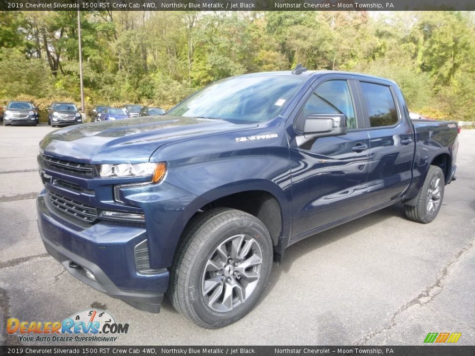 2019 Chevrolet Silverado 1500 RST Crew Cab 4WD Northsky Blue Metallic / Jet Black Photo #1