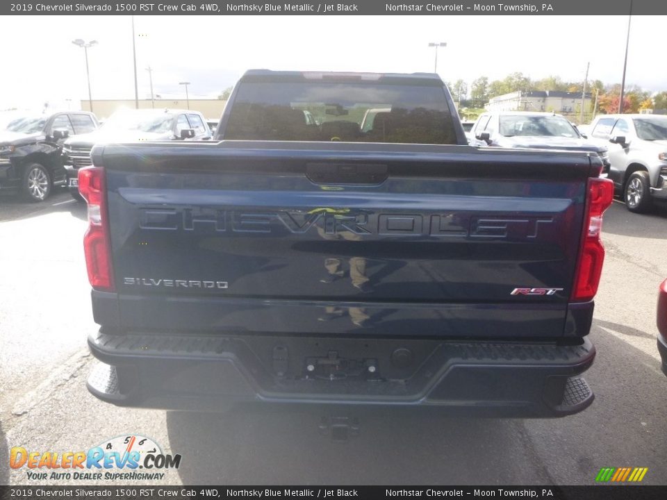 2019 Chevrolet Silverado 1500 RST Crew Cab 4WD Northsky Blue Metallic / Jet Black Photo #4