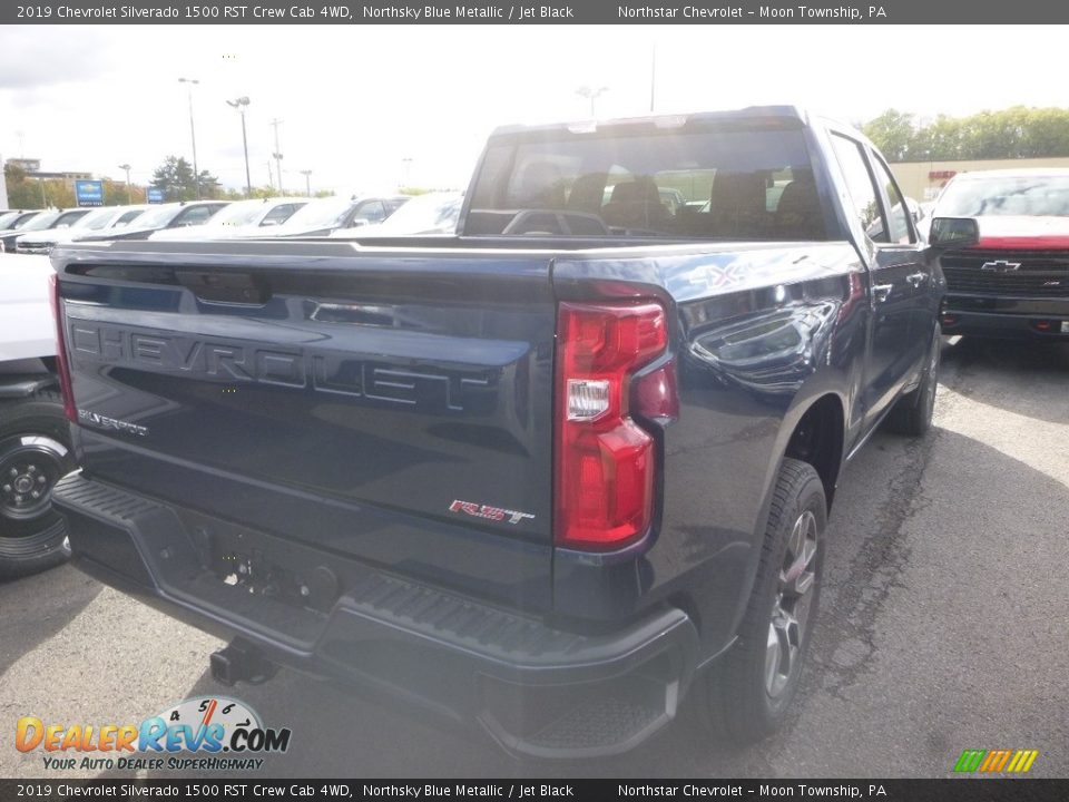 2019 Chevrolet Silverado 1500 RST Crew Cab 4WD Northsky Blue Metallic / Jet Black Photo #5