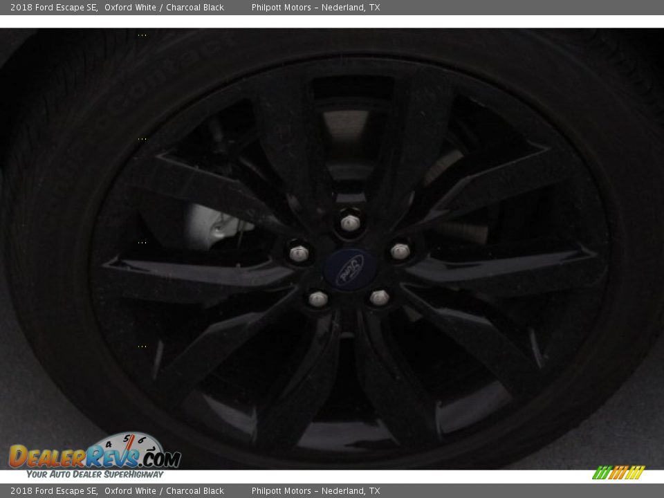 2018 Ford Escape SE Oxford White / Charcoal Black Photo #5