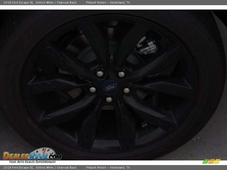 2018 Ford Escape SE Oxford White / Charcoal Black Photo #6