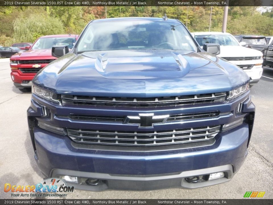 2019 Chevrolet Silverado 1500 RST Crew Cab 4WD Northsky Blue Metallic / Jet Black Photo #7