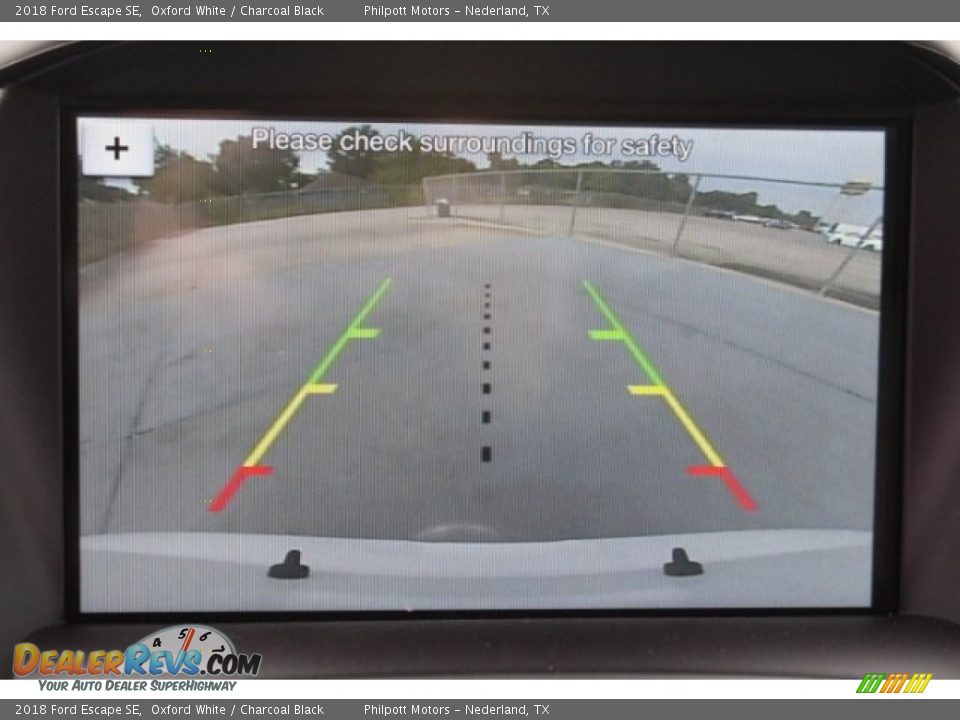 2018 Ford Escape SE Oxford White / Charcoal Black Photo #15