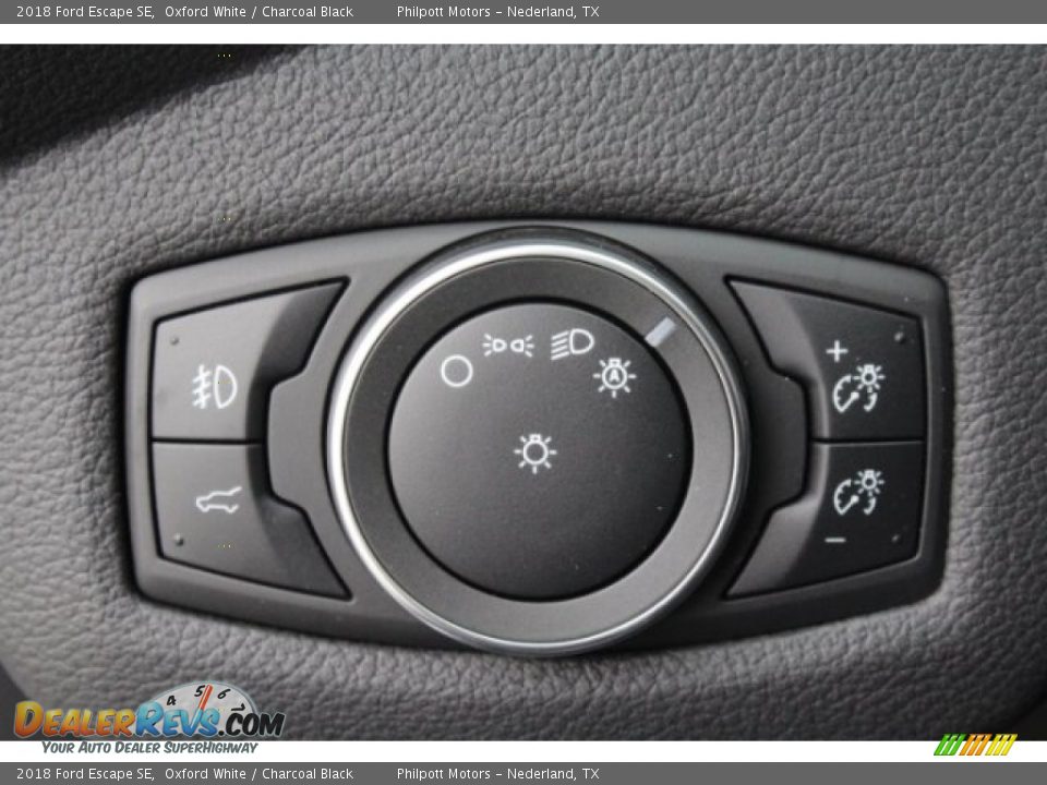 2018 Ford Escape SE Oxford White / Charcoal Black Photo #21