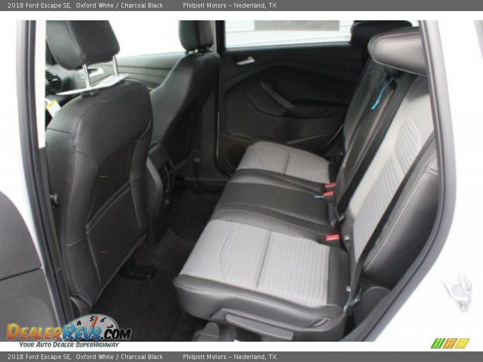 2018 Ford Escape SE Oxford White / Charcoal Black Photo #23