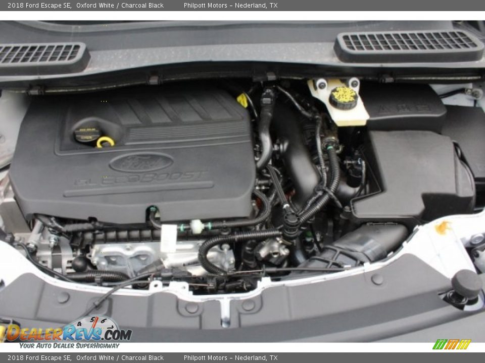 2018 Ford Escape SE Oxford White / Charcoal Black Photo #32