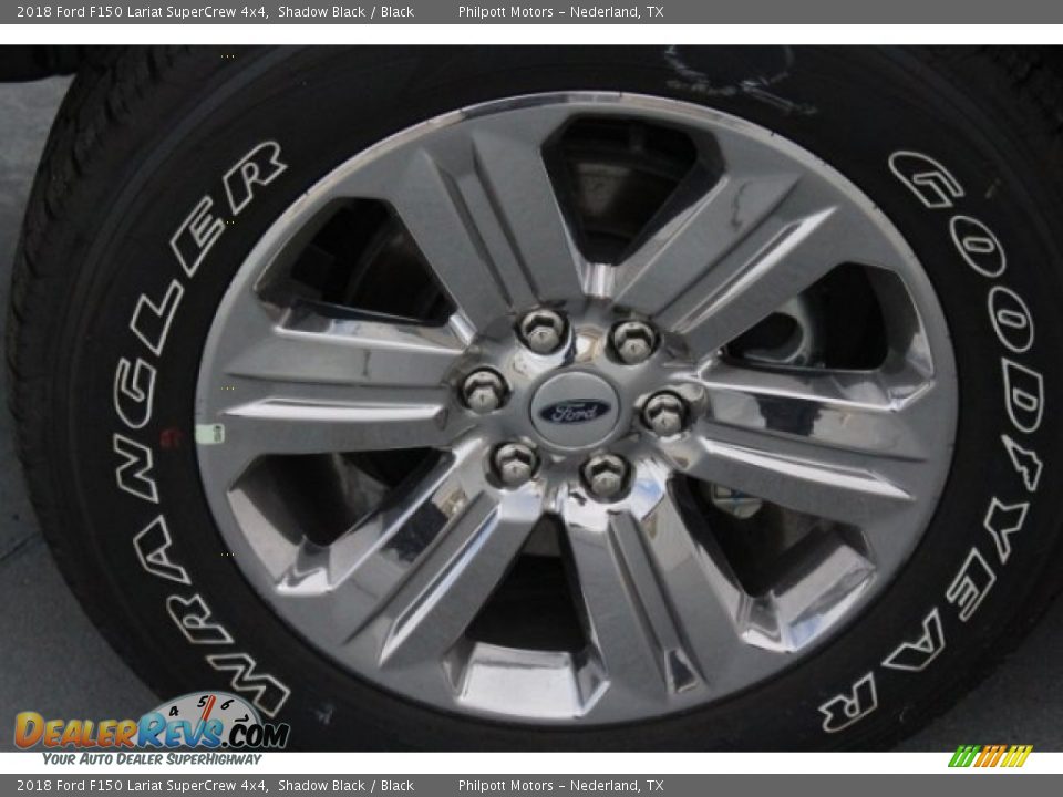 2018 Ford F150 Lariat SuperCrew 4x4 Shadow Black / Black Photo #5