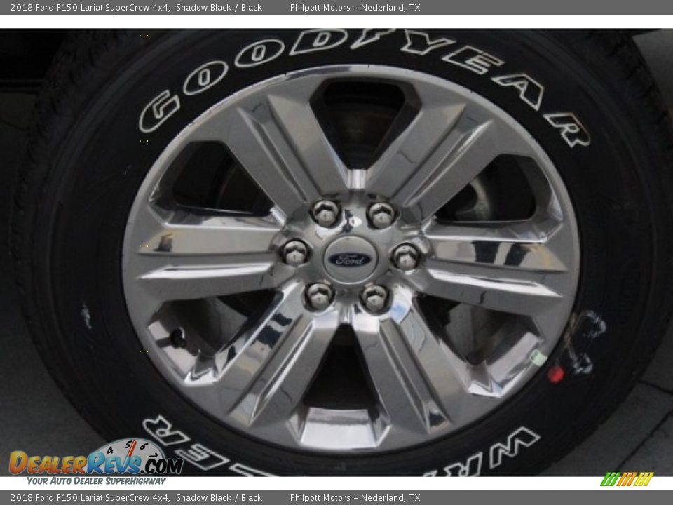 2018 Ford F150 Lariat SuperCrew 4x4 Shadow Black / Black Photo #6