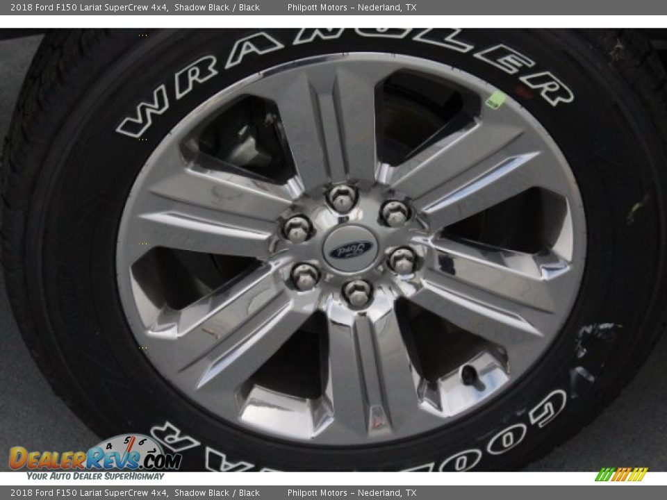 2018 Ford F150 Lariat SuperCrew 4x4 Shadow Black / Black Photo #11