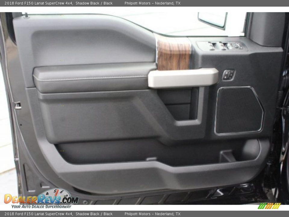 2018 Ford F150 Lariat SuperCrew 4x4 Shadow Black / Black Photo #13