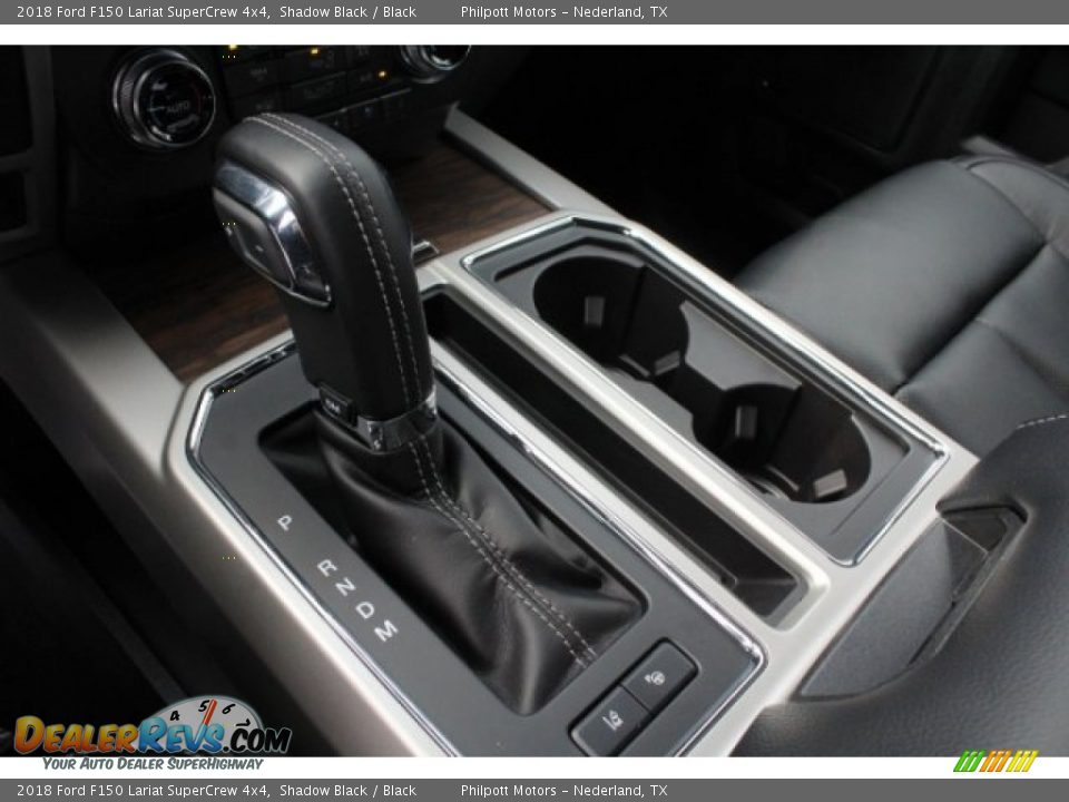 2018 Ford F150 Lariat SuperCrew 4x4 Shadow Black / Black Photo #19