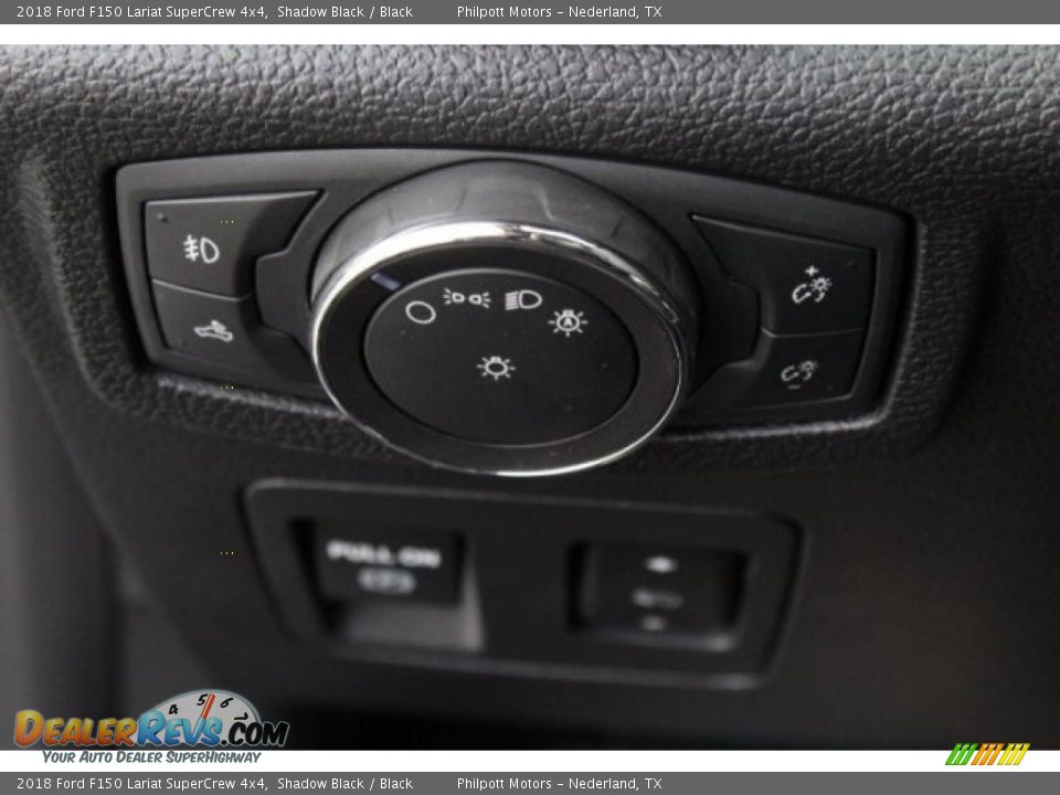 2018 Ford F150 Lariat SuperCrew 4x4 Shadow Black / Black Photo #24