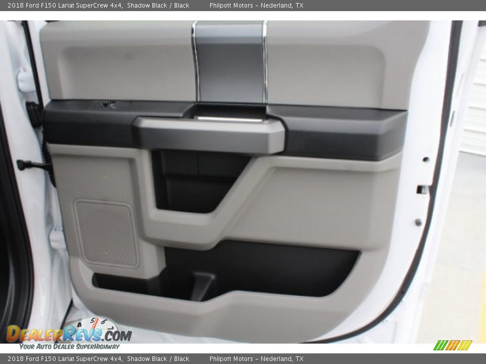 2018 Ford F150 Lariat SuperCrew 4x4 Shadow Black / Black Photo #25